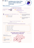 Les métiers de la Culture, Cinéma, Spectacle, Audiovisuel - 2EME TRIMESTRE 2026